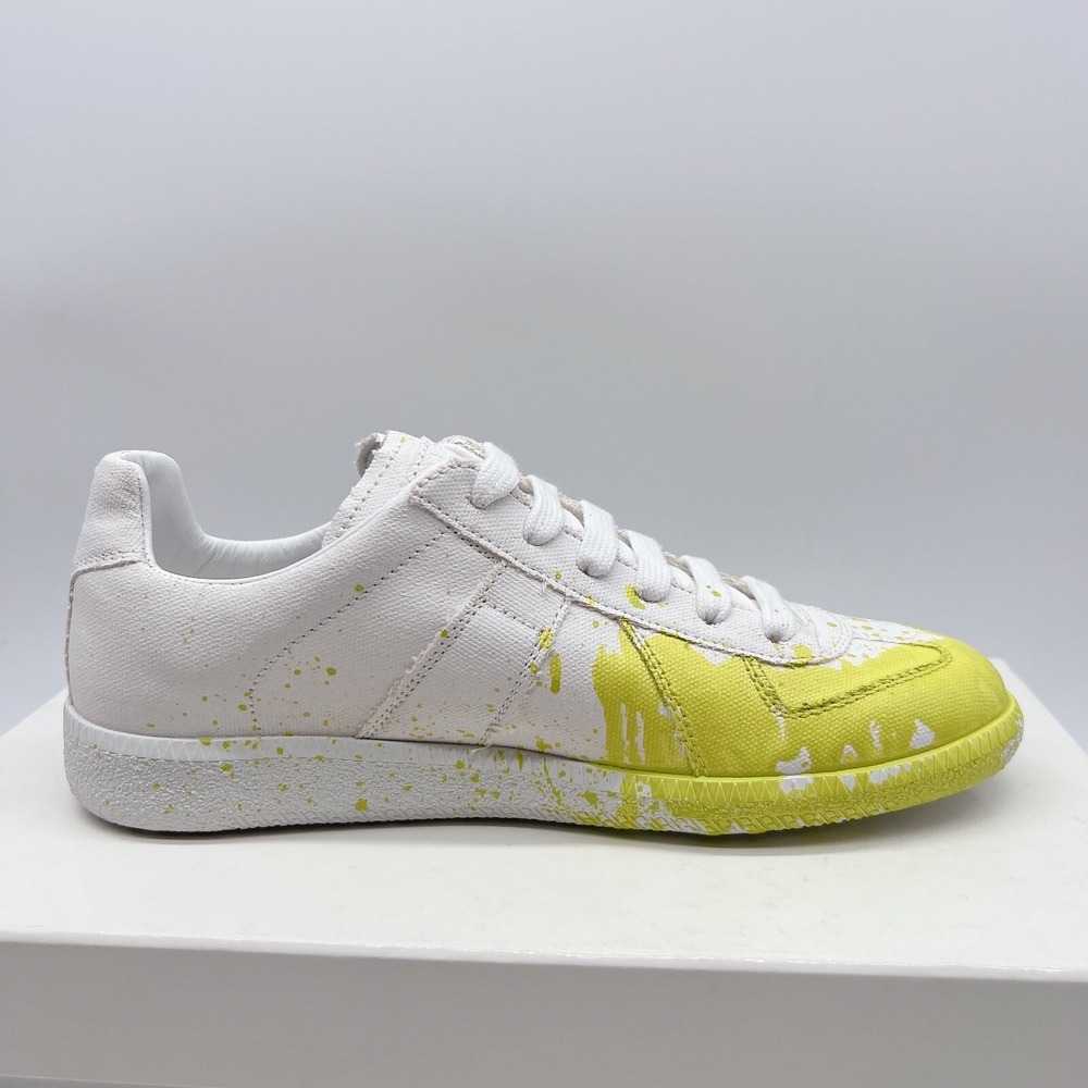 MM6 Maison Margiela Replica Sneaker Paint Splatter White Womens EU 36 US 6 $670 - Picture 9 of 14